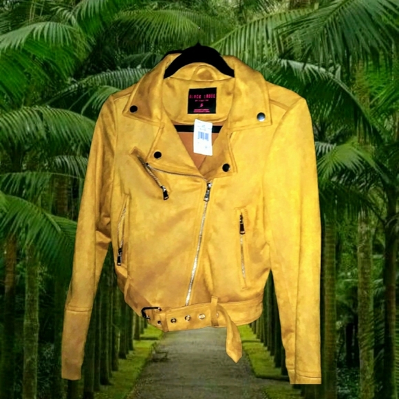 Black Label Jackets & Blazers - NWT: "Black Label" Women's Crop Moto Jacket